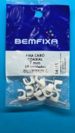 Bemfixa Fixa-cabo Coaxial 7mm Br 10un