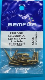 Bemfixa Parafuso Madeira Philips Cch 3,5x20 15un