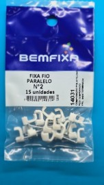 Bemfixa Fixa-fio Paralelo N2 1,5 a 2,5mm Br 15un