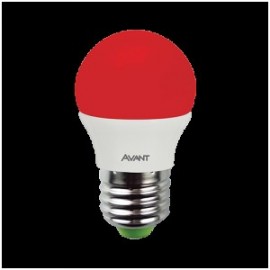 Lampada LED Bolinha 4w Vermelha - Avant