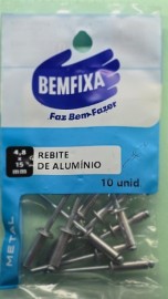 Bemfixa Rebite Aluminio 4,8x15mm 10un