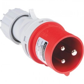 Plug Movel 16a 2p+t 380-415v Vermelho