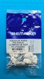 Bemfixa Fixa-fio Duplo Br 15un