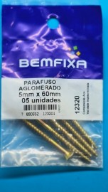 Bemfixa Parafuso Madeira Philips Cch 5,0x60 5un