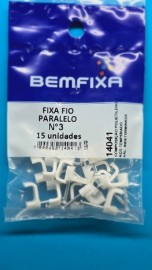 Bemfixa Fixa-fio Paralelo N3 4,0mm Br 15un
